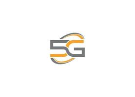 5g-Logo kreative moderne Logo-Design-Vektorsymbol-Vorlage vektor