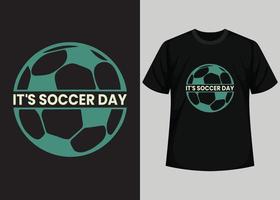 dess fotboll dag t skjorta design. bäst Lycklig fotboll dag t skjorta design. t-shirt design, typografi t skjorta, vektor och illustration element för en tryckbar Produkter.