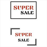 Super Sale Banner vektor