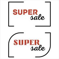 Super Sale Banner vektor