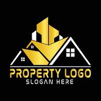 immobilien logo kostenloses vorlagendesign vektor