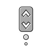 rulla symbol färg ikon vektor illustration