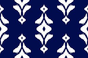 Stoff-Ikat-Musterkunst. geometrisches ethnisches nahtloses muster traditionell. amerikanischer, mexikanischer Stil. vektor