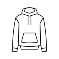 Sweatshirt unisex Wäscheleine Symbol Vektor Illustration