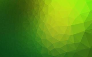 ljusgrön vektor lysande triangulärt mönster.