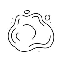 Splash Sojasauce Essen Symbol Leitung Vektor Illustration
