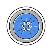 Cardano Kryptowährung Farbe Symbol Vektor Illustration