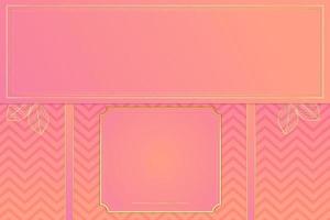 modern lyx abstrakt bakgrund med gyllene linje element. modern rosa guld bakgrund för design vektor