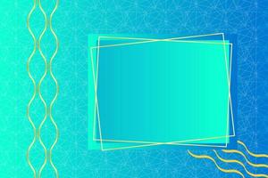 modern lyx abstrakt bakgrund med gyllene linje element. modern blå bakgrund för design vektor