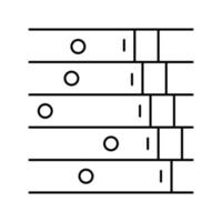 Laufen Sie Track Draufsicht Symbol Leitung Vektor Illustration