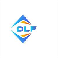 dlf abstraktes Technologie-Logo-Design auf weißem Hintergrund. dlf kreative Initialen schreiben Logo-Konzept. vektor