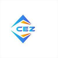 cez abstrakt teknologi logotyp design på vit bakgrund. cez kreativ initialer brev logotyp begrepp. vektor