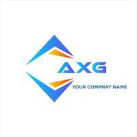axg abstraktes Technologie-Logo-Design auf weißem Hintergrund. axg kreatives Initialen-Buchstaben-Logo-Konzept. vektor