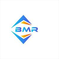 BMR abstraktes Technologie-Logo-Design auf weißem Hintergrund. bmr kreative Initialen schreiben Logo-Konzept. vektor