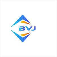 bvj abstrakt teknologi logotyp design på vit bakgrund. bvj kreativ initialer brev logotyp begrepp. vektor