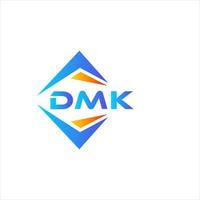 dmk abstraktes Technologie-Logo-Design auf weißem Hintergrund. dmk kreatives Initialen-Brief-Logo-Konzept. vektor