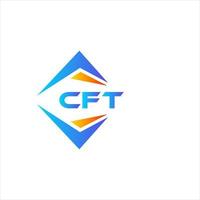 cft abstraktes Technologie-Logo-Design auf weißem Hintergrund. cft kreative Initialen schreiben Logo-Konzept. vektor