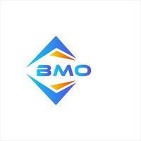 bmo abstrakt teknologi logotyp design på vit bakgrund. bmo kreativ initialer brev logotyp begrepp. vektor