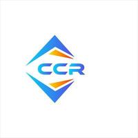 ccr abstrakt teknologi logotyp design på vit bakgrund. ccr kreativ initialer brev logotyp begrepp. vektor