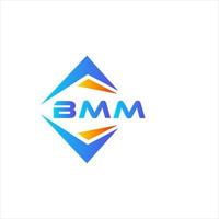 bmm abstrakt teknologi logotyp design på vit bakgrund. bmm kreativ initialer brev logotyp begrepp. vektor