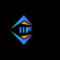 iif abstrakt teknologi logotyp design på vit bakgrund. iif kreativ initialer brev logotyp begrepp. vektor
