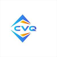 cvq abstrakt teknologi logotyp design på vit bakgrund. cvq kreativ initialer brev logotyp begrepp. vektor