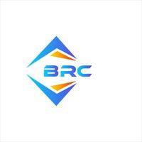 brc abstraktes Technologie-Logo-Design auf weißem Hintergrund. brc kreative Initialen schreiben Logo-Konzept. vektor