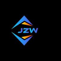 jzw abstrakt teknologi logotyp design på svart bakgrund. jzw kreativ initialer brev logotyp begrepp. vektor