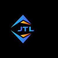 jtl abstrakt teknologi logotyp design på svart bakgrund. jtl kreativ initialer brev logotyp begrepp. vektor