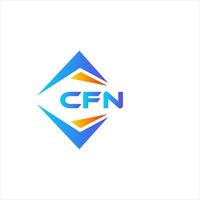 cfn abstraktes Technologie-Logo-Design auf weißem Hintergrund. cfn kreative Initialen schreiben Logo-Konzept. vektor