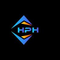 hph abstraktes Technologie-Logo-Design auf schwarzem Hintergrund. hph kreatives Initialen-Buchstaben-Logo-Konzept. vektor