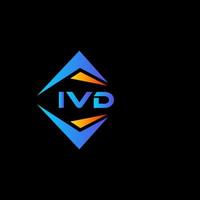 Ivd abstraktes Technologie-Logo-Design auf weißem Hintergrund. ivd kreatives Initialen-Buchstaben-Logo-Konzept. vektor