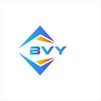 bvy abstrakt teknologi logotyp design på vit bakgrund. bvy kreativ initialer brev logotyp begrepp. vektor