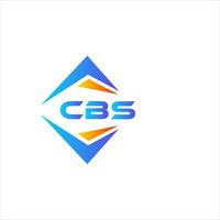 Webcbs abstraktes Technologie-Logo-Design auf weißem Hintergrund. cbs kreatives Initialen-Buchstaben-Logo-Konzept. vektor