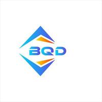 bqd abstraktes Technologie-Logo-Design auf weißem Hintergrund. bqd kreative Initialen schreiben Logo-Konzept. vektor