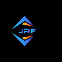 jrf abstraktes Technologie-Logo-Design auf schwarzem Hintergrund. jrf kreatives Initialen-Buchstaben-Logo-Konzept. vektor