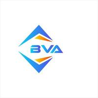 bva abstraktes Technologie-Logo-Design auf weißem Hintergrund. bva kreatives Initialen-Brief-Logo-Konzept. vektor