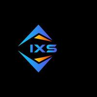 ixs abstraktes Technologie-Logo-Design auf weißem Hintergrund. ixs kreatives Initialen-Brief-Logo-Konzept. vektor