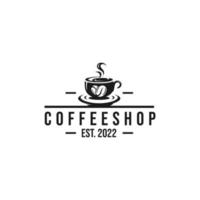 Café-Logo-Design-Vektor vektor