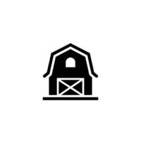 Farm-Symbol. Scheune-Icon-Design-Vektor-Illustration vektor