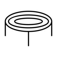 Trampolin-Vektor-Symbol vektor