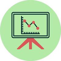 Präsentationsvektorikone vektor