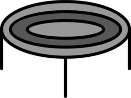 Trampolin-Vektor-Symbol vektor