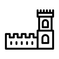 Belem-Turm-Icon-Design vektor