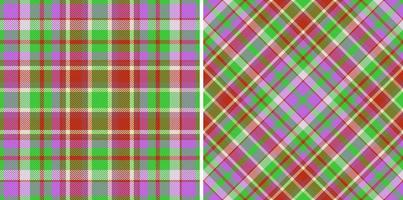 textil- mönster vektor. bakgrund tartan tyg. textur sömlös kolla upp pläd. vektor