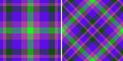 Muster nahtloser Hintergrund. Vektor-Stoff-Plaid. Tartan-Karo mit Textilstruktur. vektor