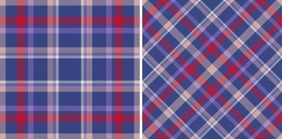 Muster nahtloser Hintergrund. Tartan-Textilgewebe. Plaid-Textur-Vektor-Check. vektor