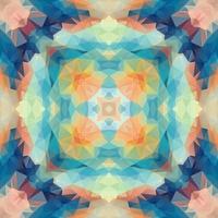 polygonal mosaik- sömlös mönster design, upprepa textil- design, yta design. vektor