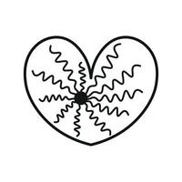 Vektor-Illustration des Herzens vektor