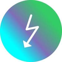 einzigartiges Flash-Vektorsymbol vektor